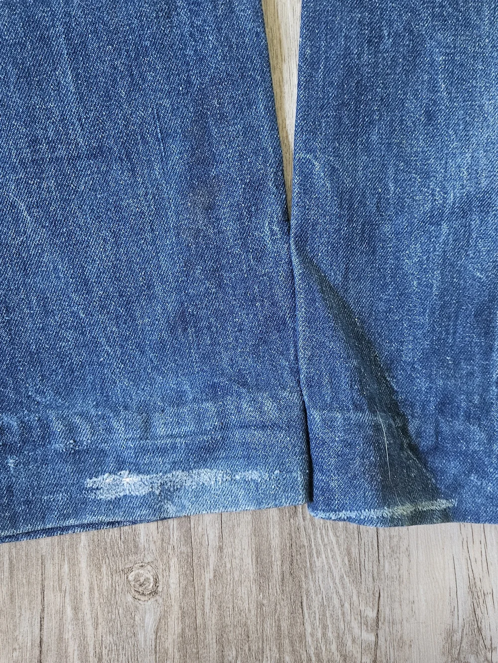Vintage Levi's 517 Men's Blue Orange Tab Bootcut Jeans 36x33 80's Made In U.S.A